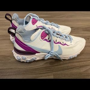 nike women react psychic blue